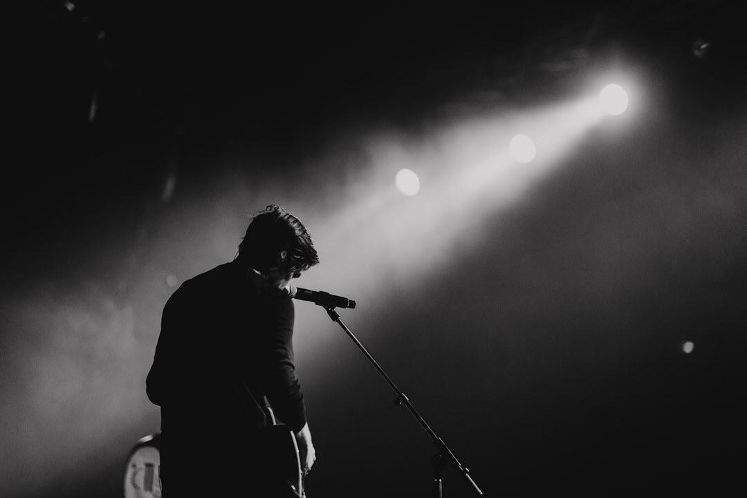 famous singer on stage